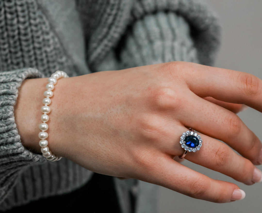 Princess Diana Ring Sapphire Royal Jewelry British Monarchy
