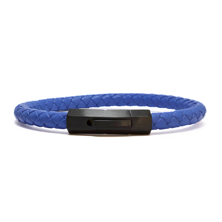 Luenzo Bleu de France Genuine Leather Bracelet